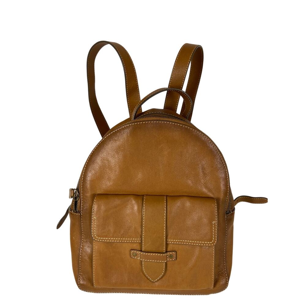 Fry Leather Mini Backpack Brown